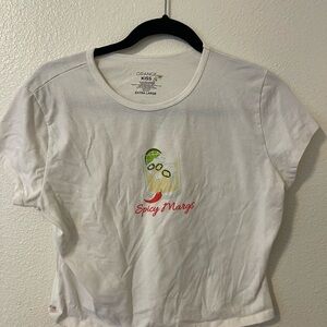 Fifth Sun White Tee with Spicy Margs Graphic
